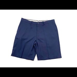 PGA Tour Navy Flat Front Golf Casual Shorts